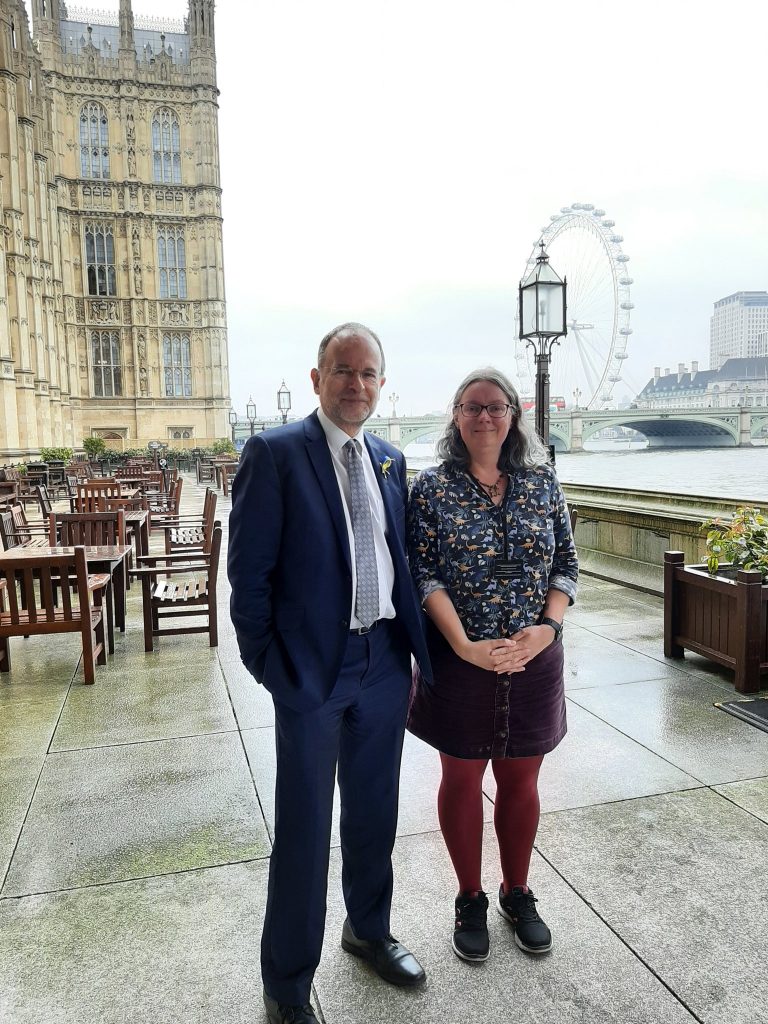 ing with my parliamentary pair, Sheffield MP Paul Blomfield.  Fun fact - the Speaker of the House of Commons lives in the tower behind us, and is the only politician to live 'on-site'.