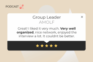 AMOLF group leader commends The Science Talk podcast for being well-organized, enjoyable, and professionally executed, with strong networking and science outreach potential.